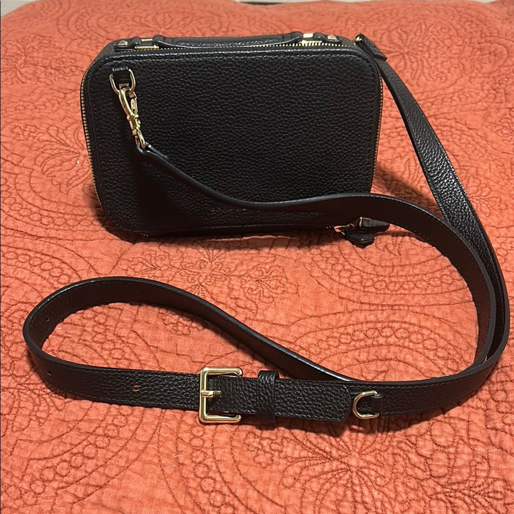 Bandolier Black Crossbody Bag